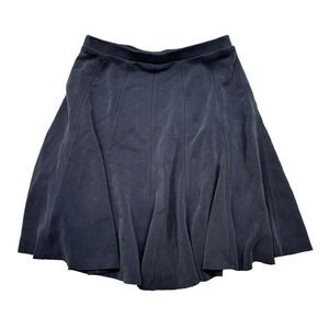 Silence + Noise Brand Black Mineral Wash Skater Skirt Size XS